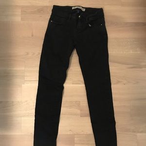 Zara Size US4 Trafaluc Black Skinny Jeans